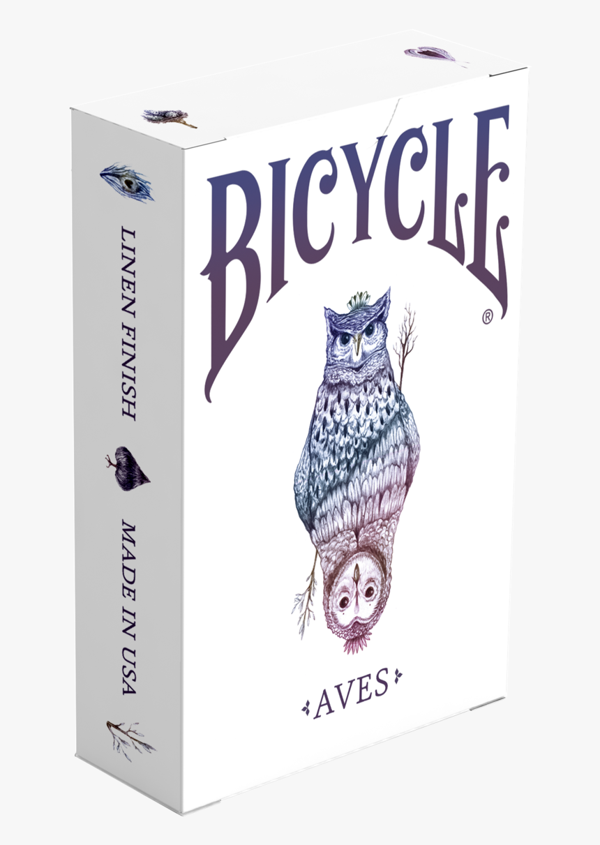 Aves Bicycle Owl Only Box Png - Aves Playing Cards, Transparent Png