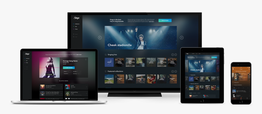 Transparent Karaoke Singer Png - Singa App, Png Download