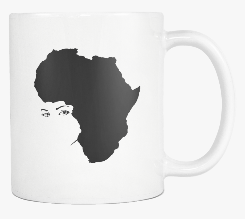 Mother Africa Mug 
 Class Lazyload Lazyload Mirage - Africa Map On Globe, HD Png Download