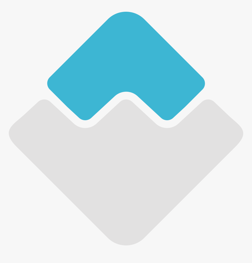 Waves Crypto Logo Png, Transparent Png