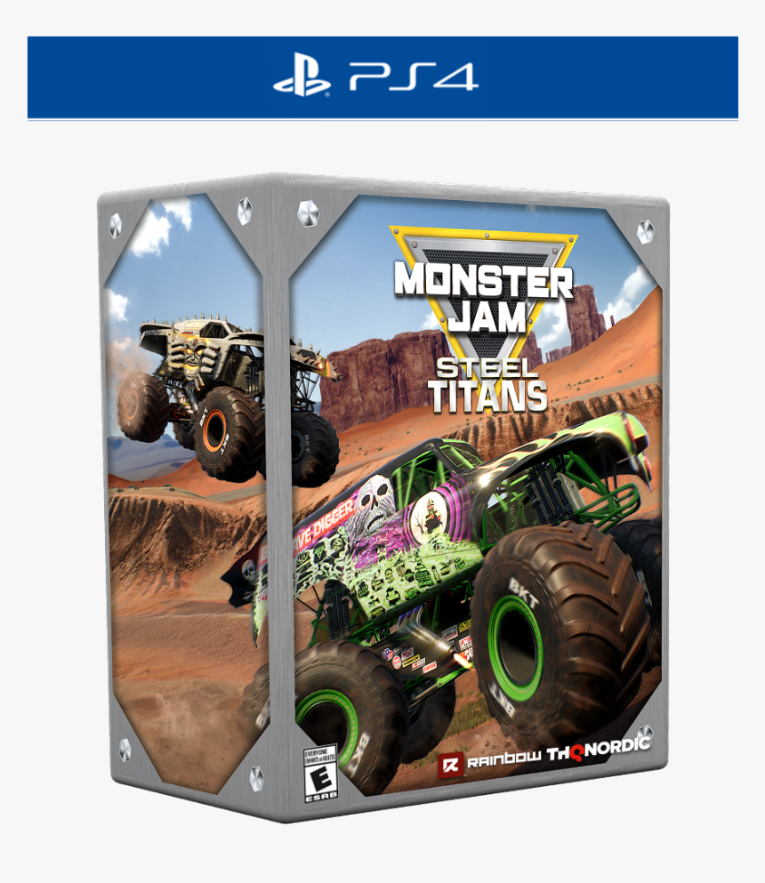 Monster Jam Steel Titans Ps4, HD Png Download
