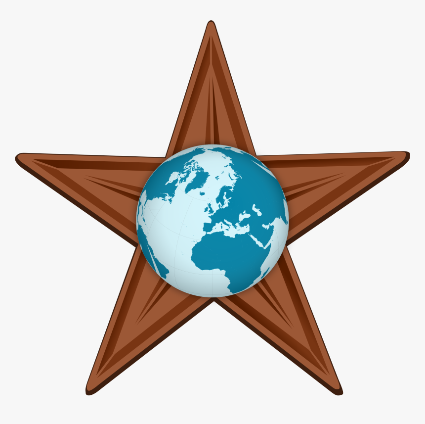 Barnstar Geography Hires - Left Nationalist, HD Png Download