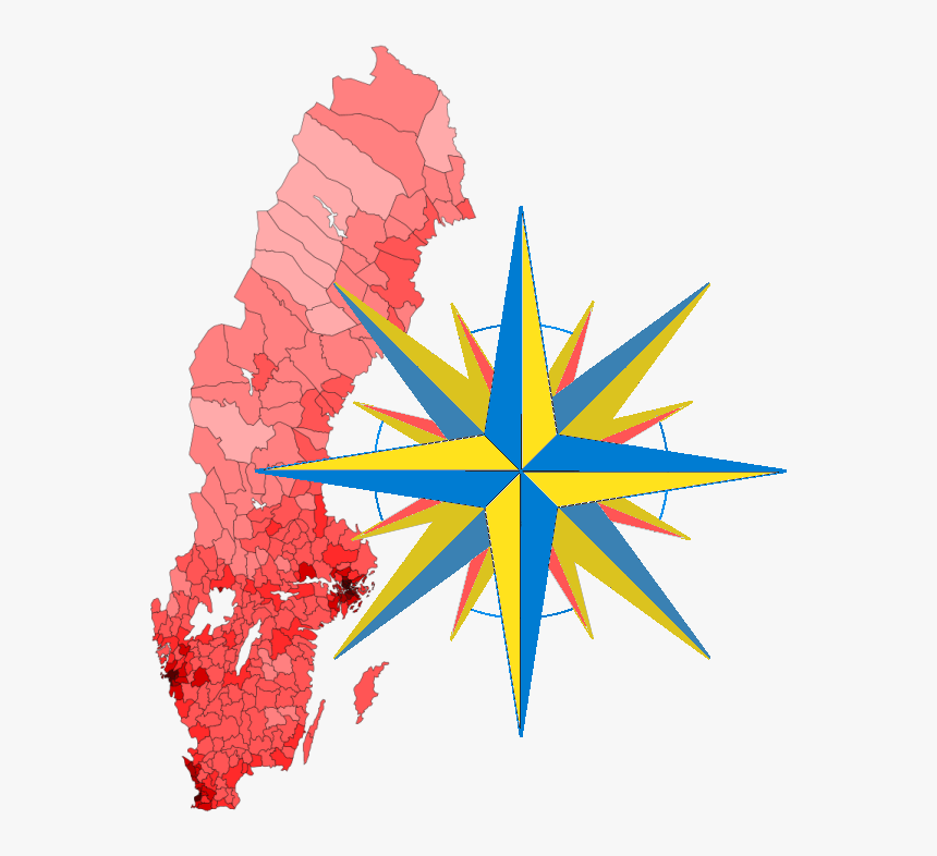 Geography Of Sweden - Provinces Of Sweden By Population, HD Png Download