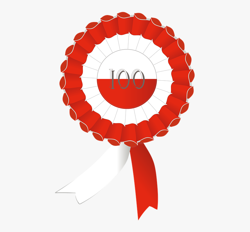 Polish Flag, Cotillion, Independence Day, Flag, Poland - Kotyliony Biało Czerwone Clipart, HD Png Download