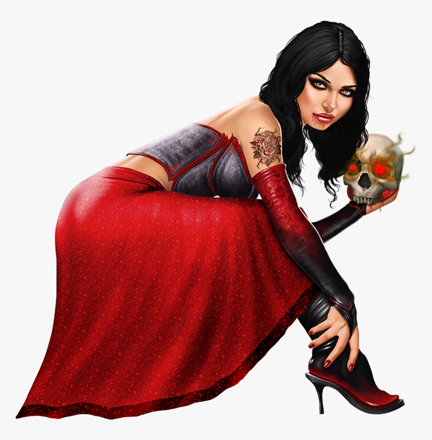 Tubes Femmes Women Pinterest - Tubes Gothic Femme En Png, Transparent Png
