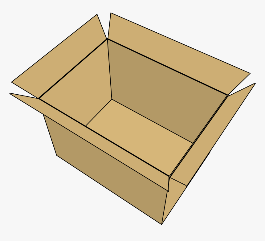 New Opened Box Clipart Png - Box, Transparent Png