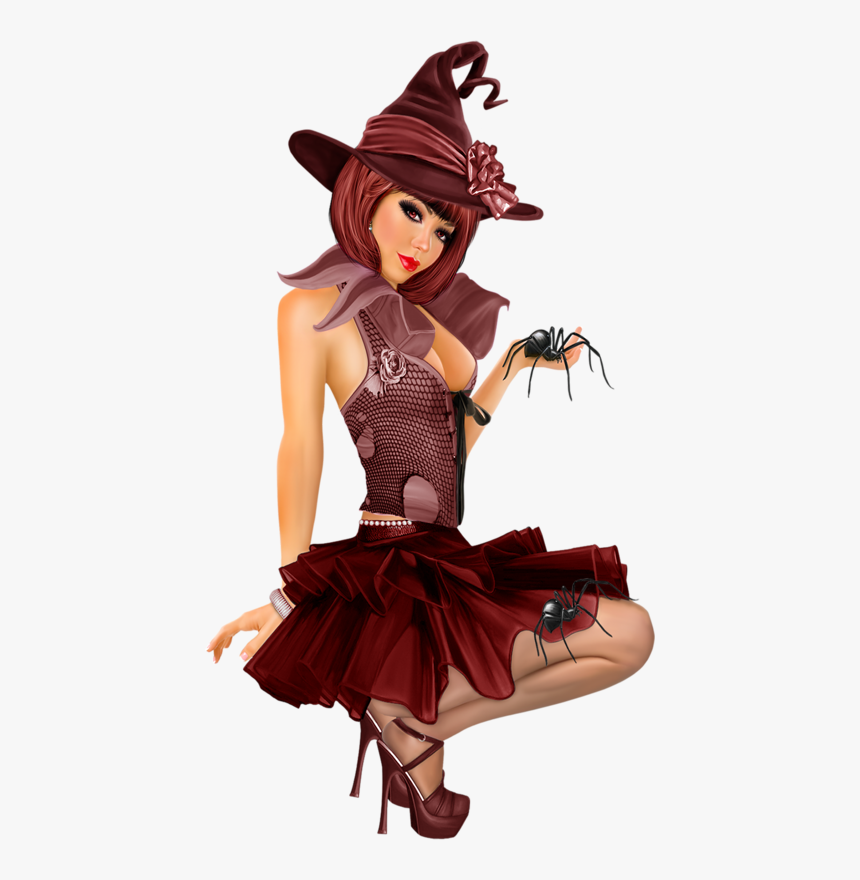 Personnage Femme Halloween - Vi Nina Tubes, HD Png Download
