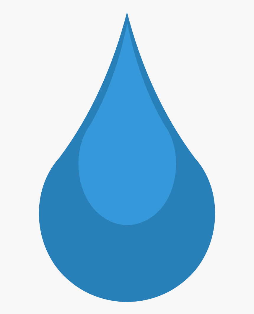 Water Drop Flat Png , Png Download - Su Damlası Png, Transparent Png