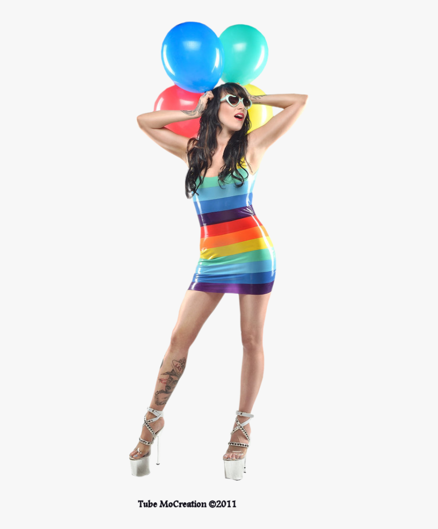 Femme-ballons - Femme Tube Balloons Png, Transparent Png