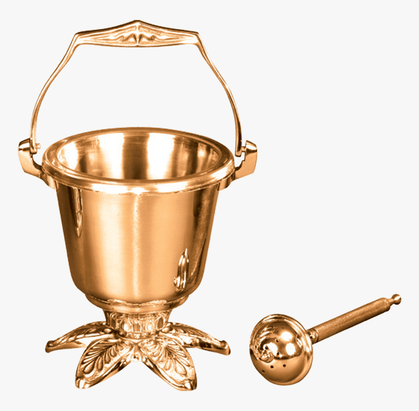 Holy Water Pot With Sprinkler Gift Image - Holy Water Pot And Sprinkler Clipart, HD Png Download