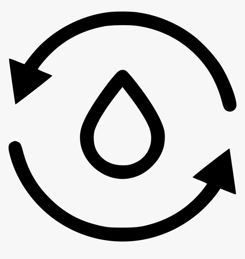 Water Drop Arrow - Portable Network Graphics, HD Png Download