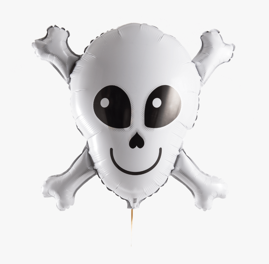 Skull And Cross Bones - Cartoon, HD Png Download