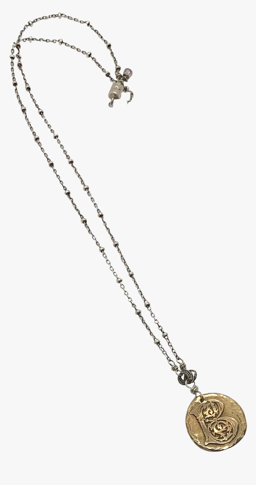 Bronze And Sterling Silver B - Locket, HD Png Download