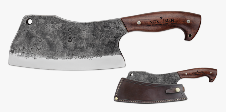 Cleaver-detailed - Butchers Knife Set, HD Png Download