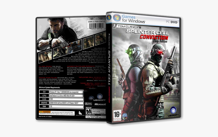 Splinter Cell Conviction, HD Png Download