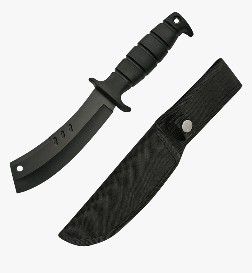 11 Inch Combat Cleaver Knife - Rubber Knife Handle, HD Png Download