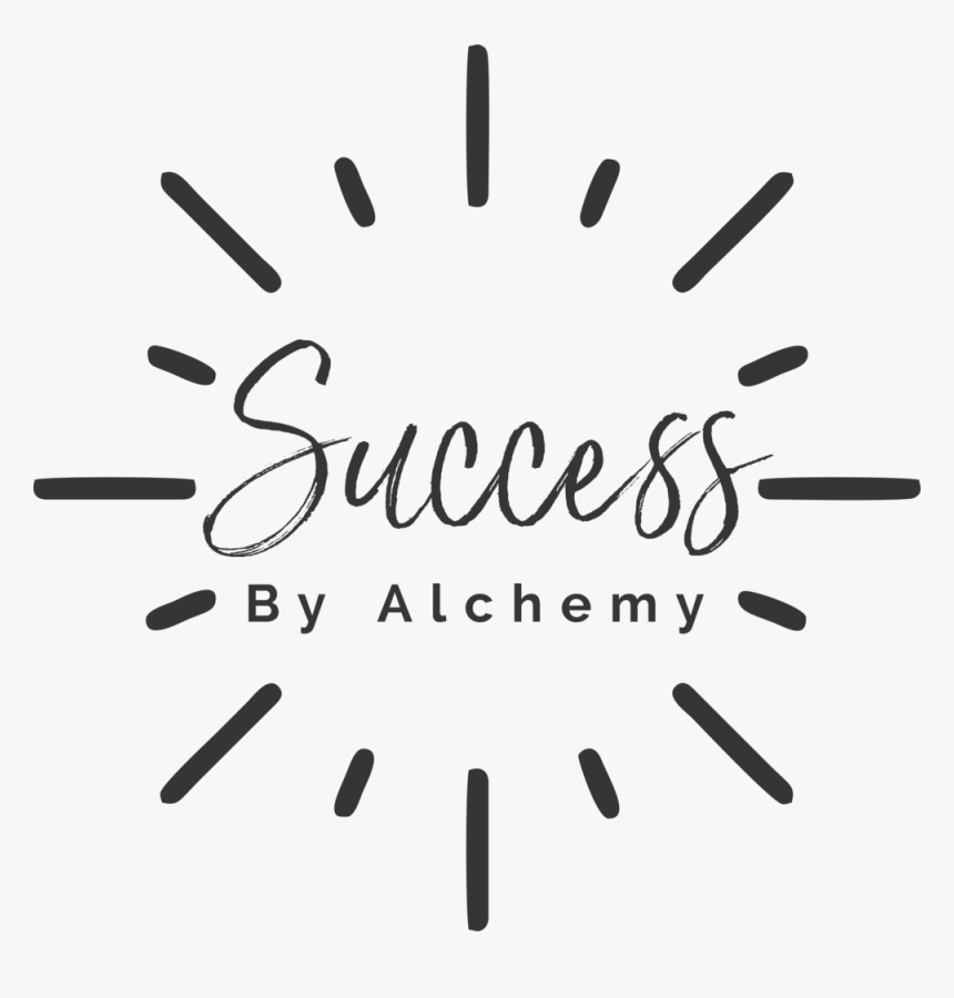 Success By Alchemy Logo Black On Clear At - Calligraphy, HD Png Download