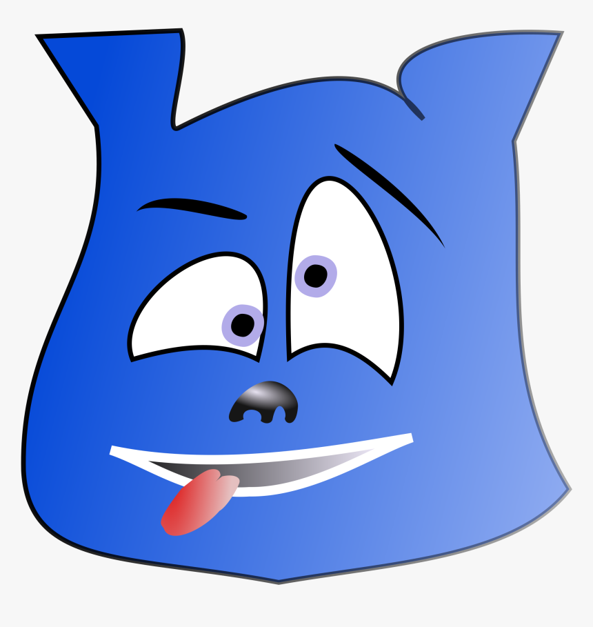 This Free Icons Png Design Of Emotion Grimace , Png - Gambar Kartun Gila, Transparent Png