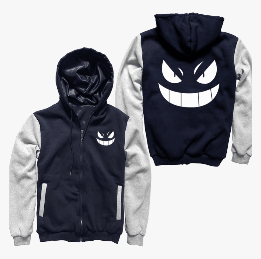 Glow In The Dark Gengar Spring Hoodie - Hoodie, HD Png Download