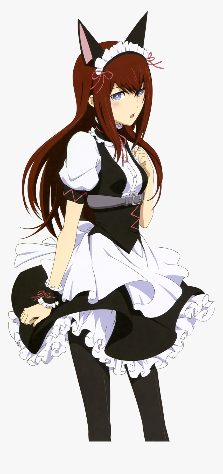Makise Kurisu Maid, HD Png Download