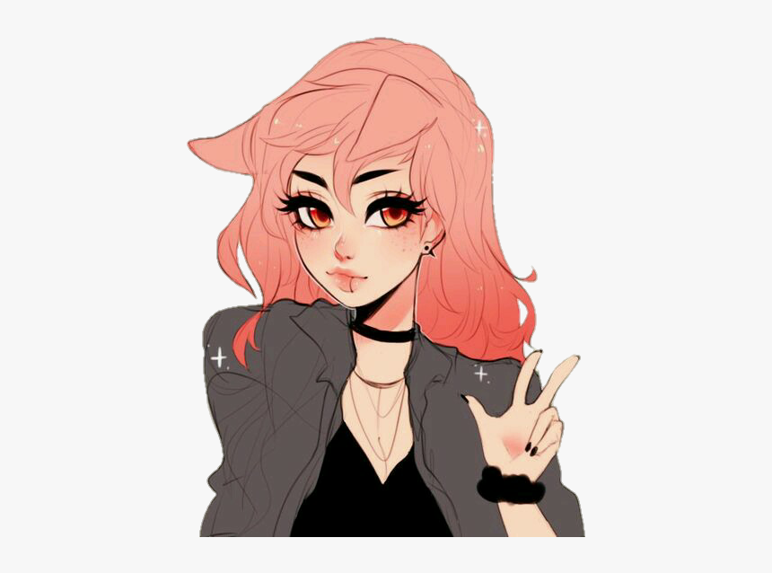 #kawaii #cute #neko #catgirl #cat #girl - Cute Neko Girl Transparent, HD Png Download