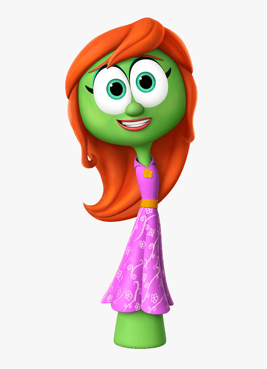 Petunia Rhubarb Smiling - Petunia Rhubarb Veggietales In The House, HD Png Download