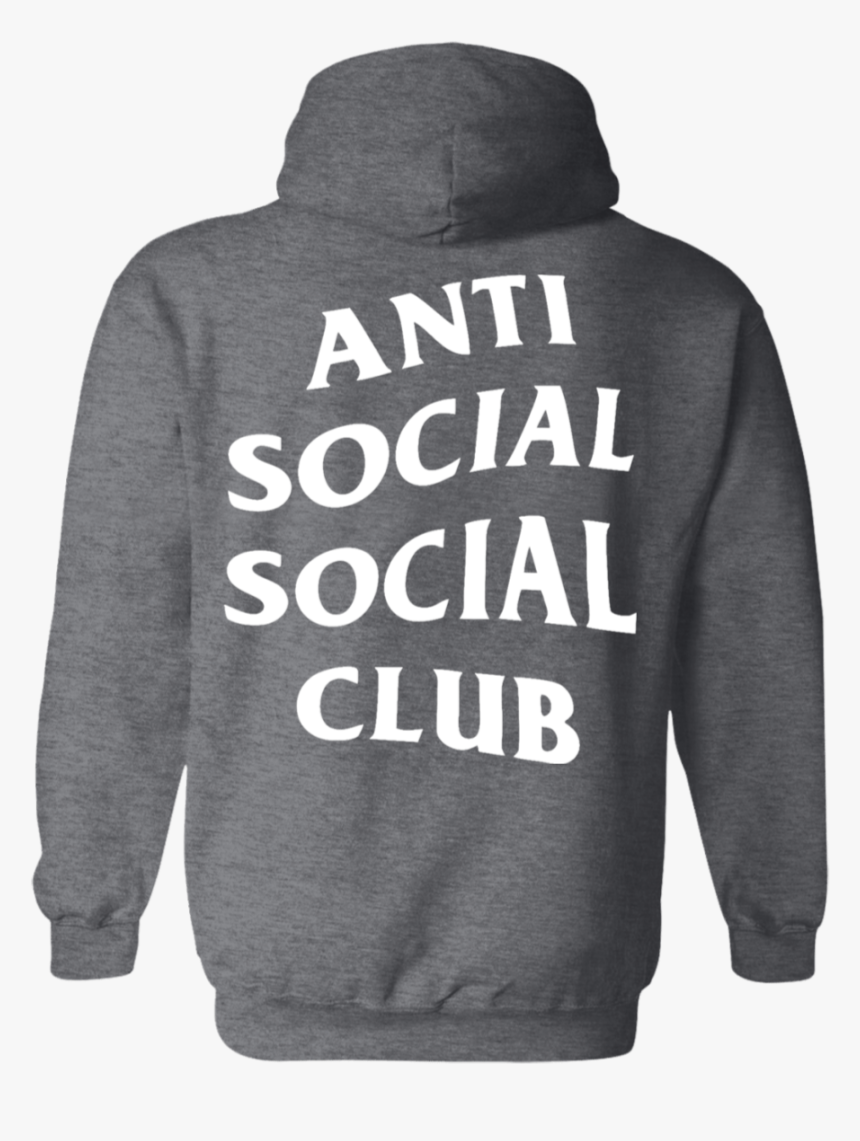Anti Social Club Hoodie - Hoodie, HD Png Download
