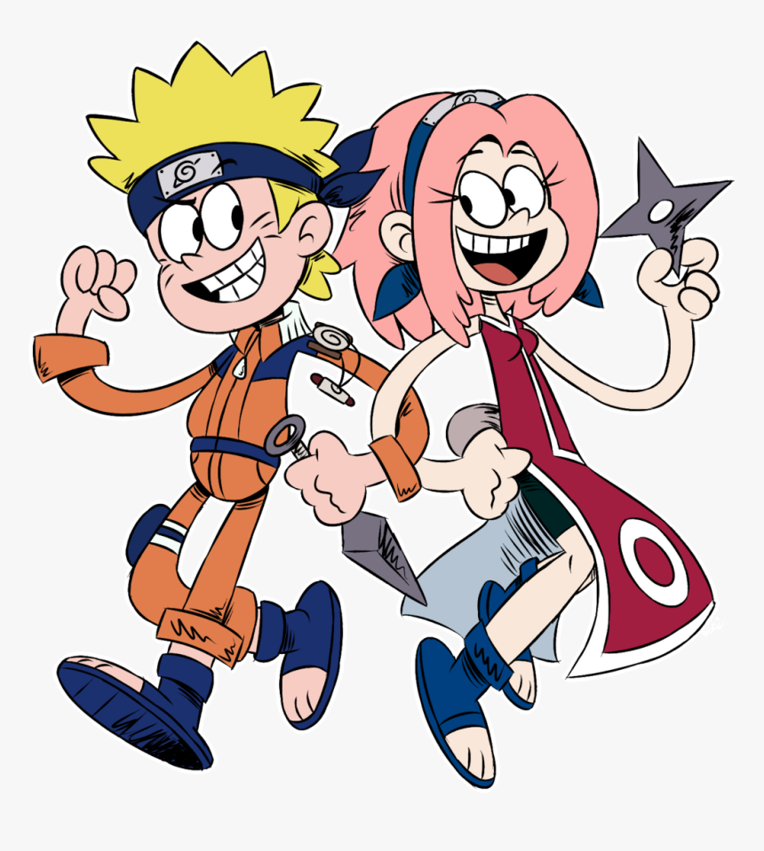 Naruto The Loud House, HD Png Download
