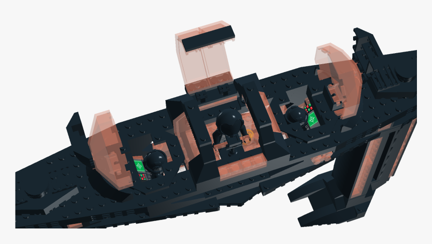 Opening Sentry Posts, And Cockpit With Rinzler - Recognizer Lego Tron, HD Png Download