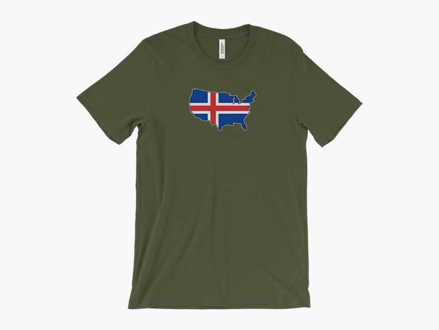 Iceland Usa T-shirt - Usa T Shirt Greenland, HD Png Download