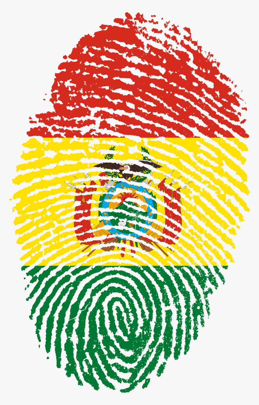 Bolivia Flag F - Morocco Flag Fingerprint, HD Png Download