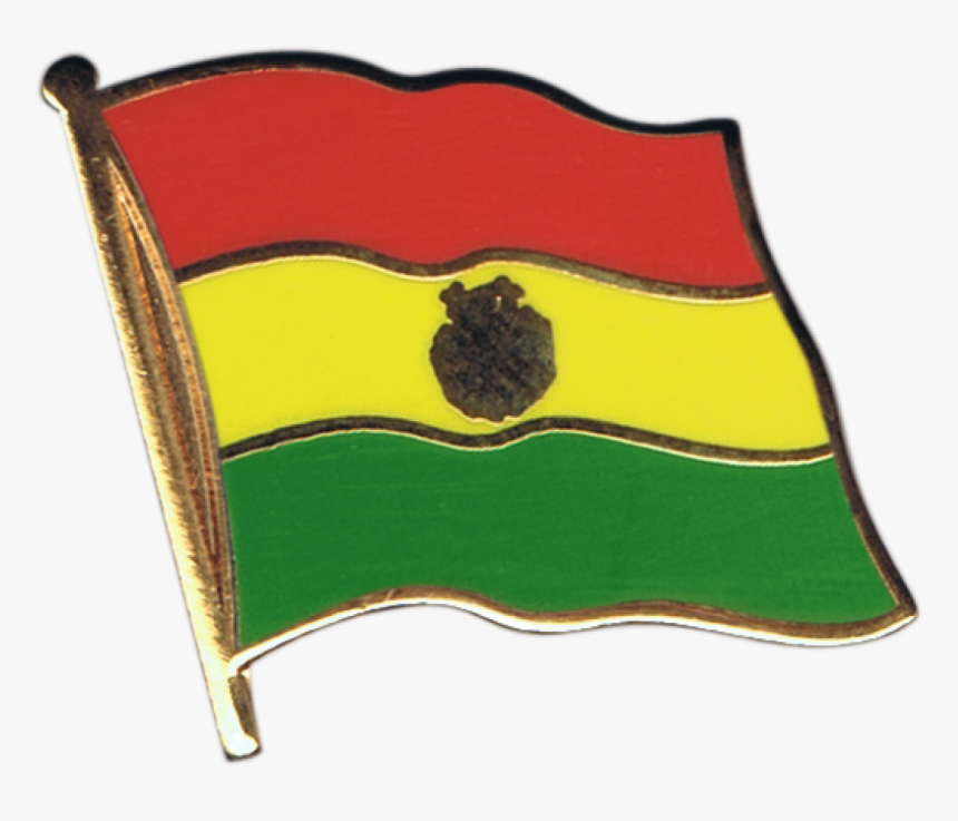 Bolivia Flag Pin, Badge - Mexican Flag Drawing Easy, HD Png Download