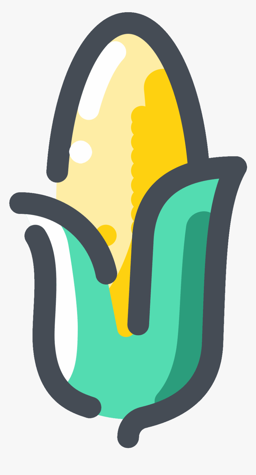 Drawn Korn Free Vector - Illustration, HD Png Download