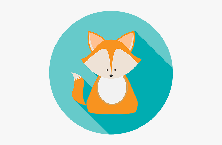 Fox Vector Icon Illustration Animals Fox - Red Fox, HD Png Download