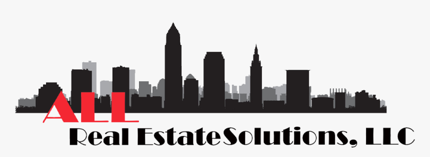 Cleveland Skyline Silhouette Outline, HD Png Download