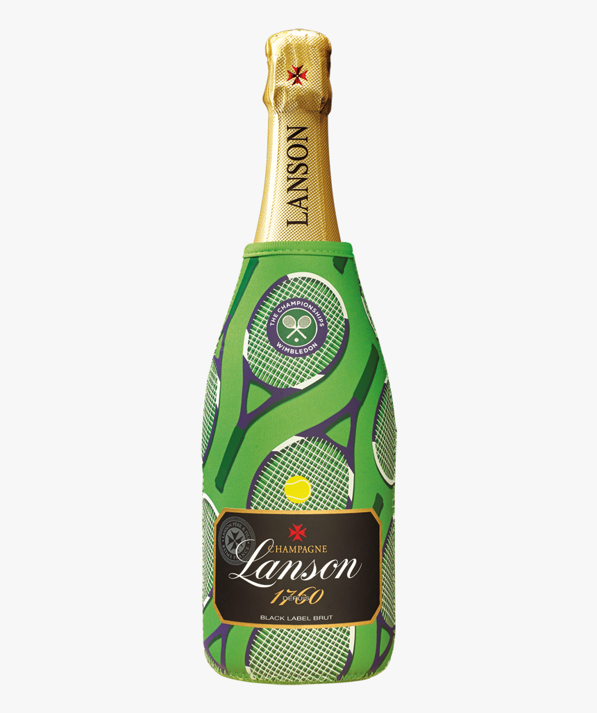 Black Label Brut Lanson Champagne Wimbledon, HD Png Download