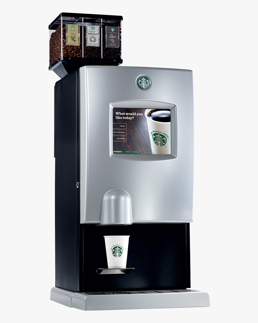 Coffee Cup Tea Chocolate Machine Hot Starbucks - Starbucks Machine, HD Png Download