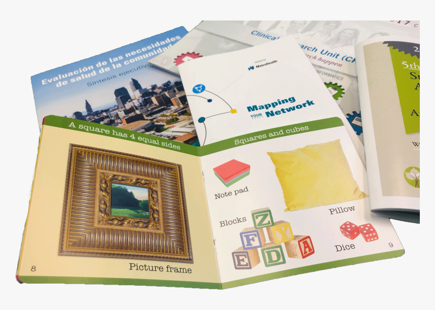 Examples Of Foote Printing Saddle Stitch Booklets - Letter Blocks, HD Png Download