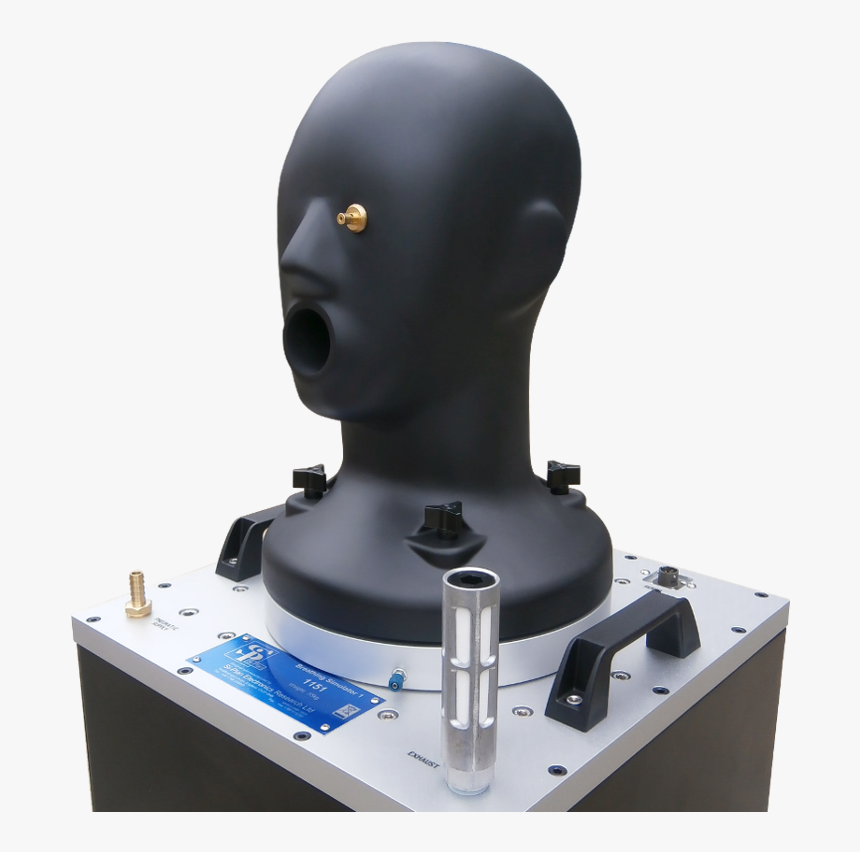 Dummy Head On Breath Machine With Eye Pressure Monitoring - Robot, HD Png Download