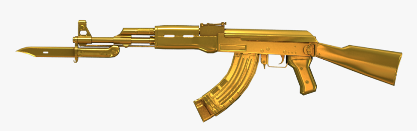 Crossfire Wiki - Ak47 Golden Png, Transparent Png