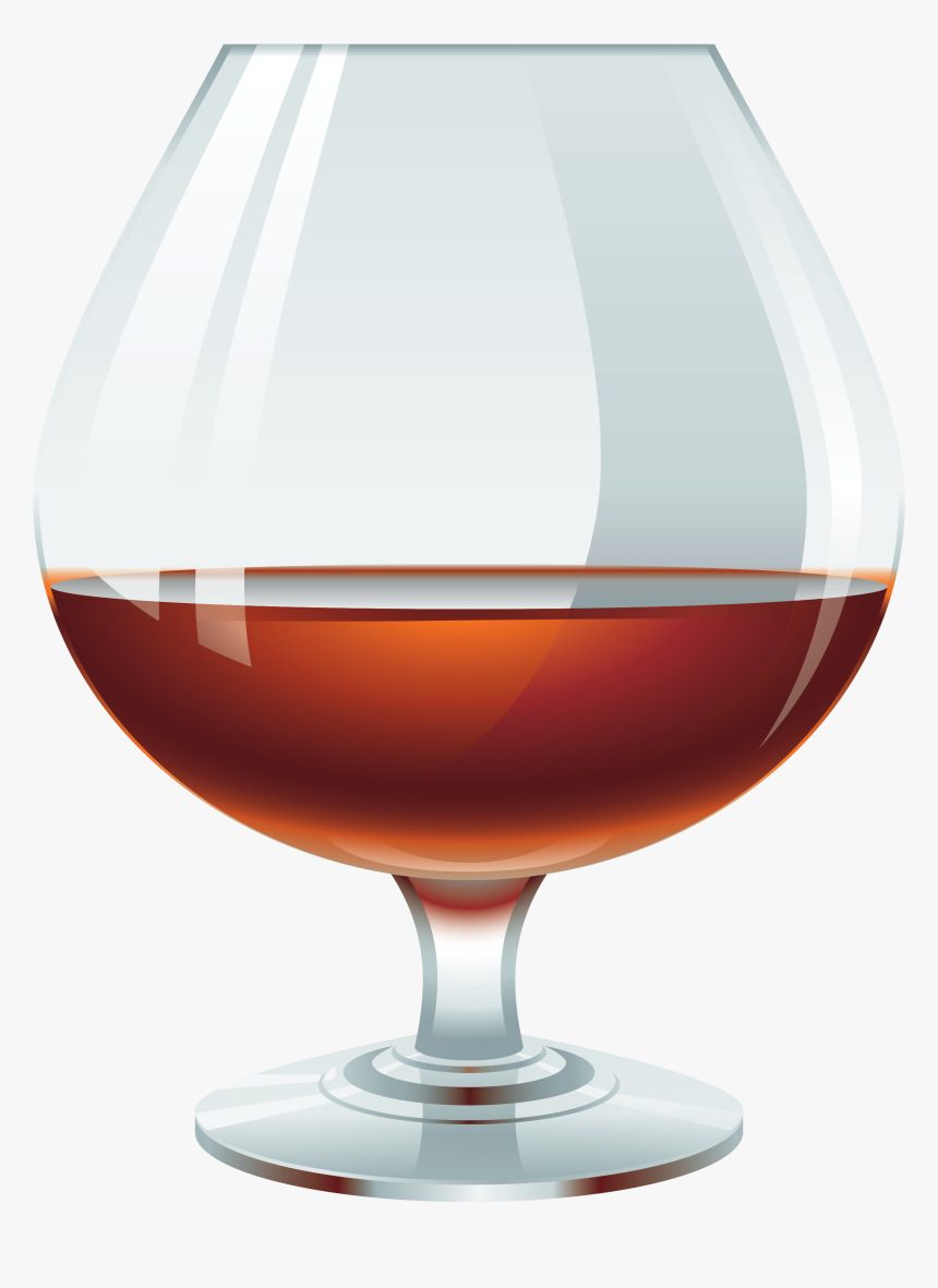 Brandy Glass Clipart - Glass Of Brandy Png, Transparent Png