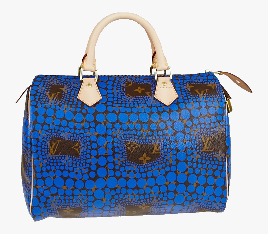 Louis Vuitton X Yayoi Kusama Speedy Monogram Waves - Tote Bag, HD Png Download