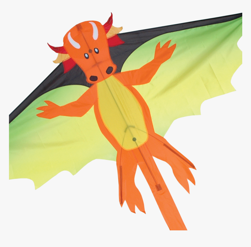Flying Dragon Kite - Dragon Kite, HD Png Download