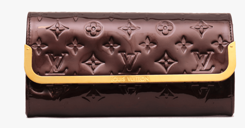 Louis Vuitton Amarante Monogram Vernis Rossmore Clutch - Wallet, HD Png Download