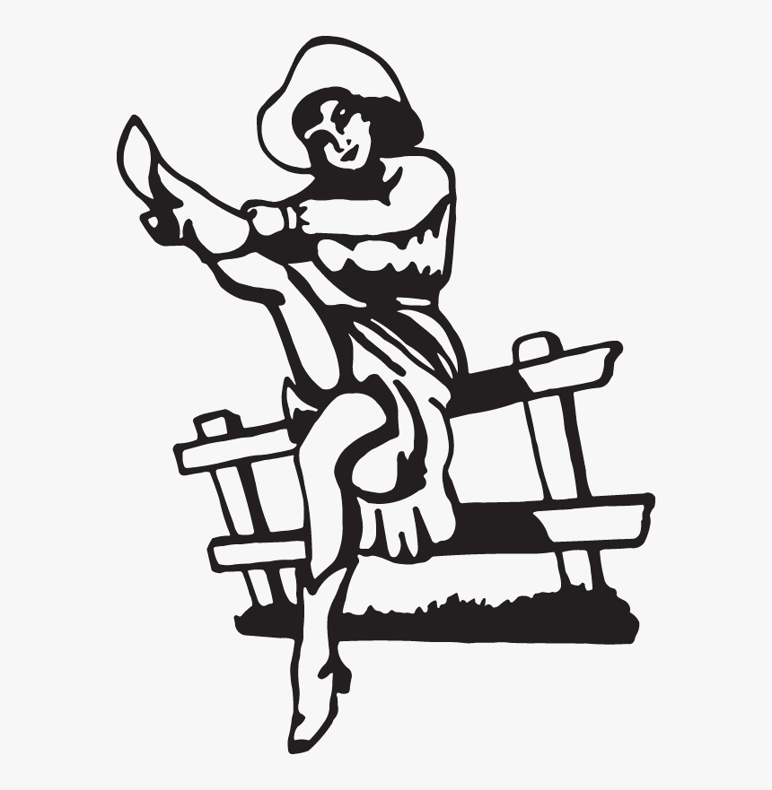 Transparent Cowgirl Silhouette Png - Cowboy, Png Download