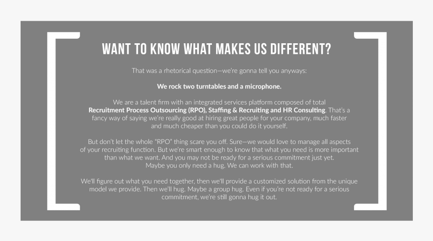 Solutions Text Parallax Banner - Offerta, HD Png Download