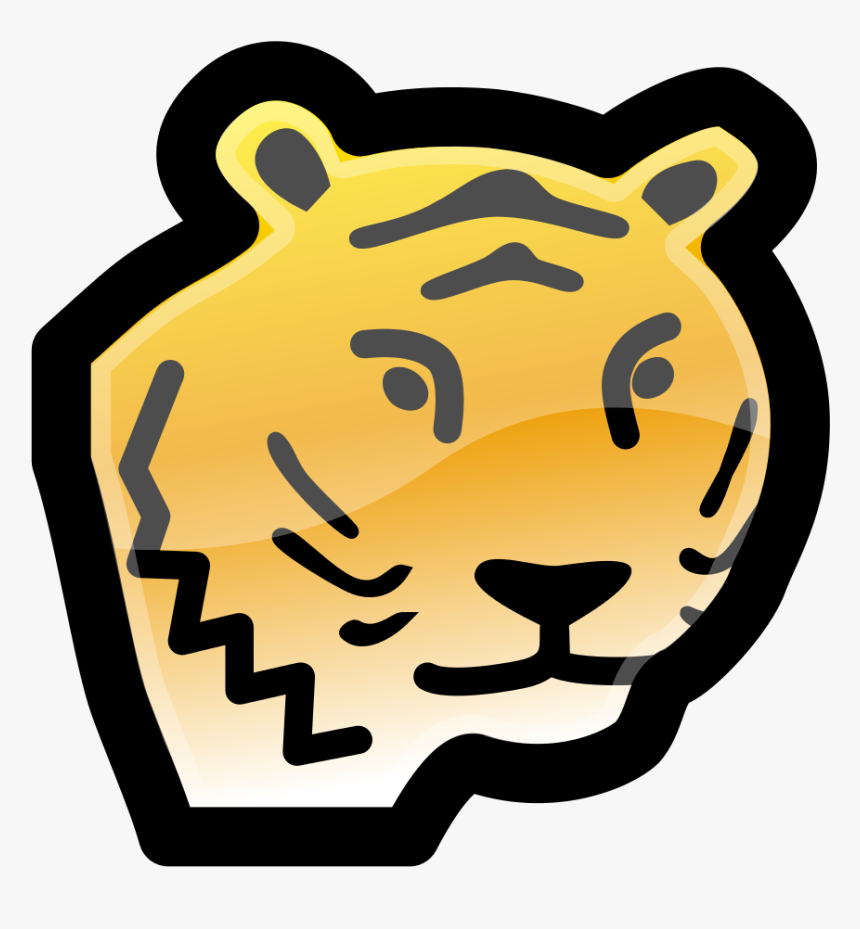 Black And White Clipart Of Tiger, HD Png Download