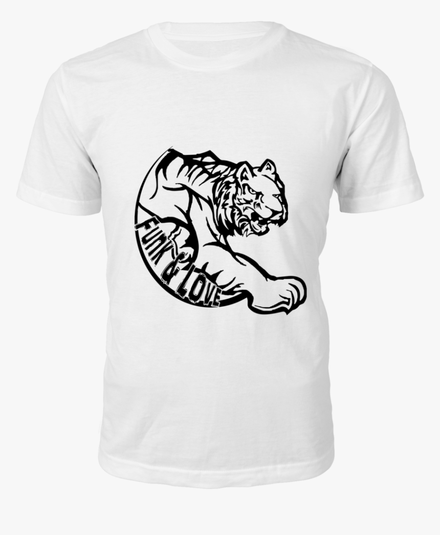F&l Tiger Icon T-shirt - Blessed By The Best And His Name, HD Png Download