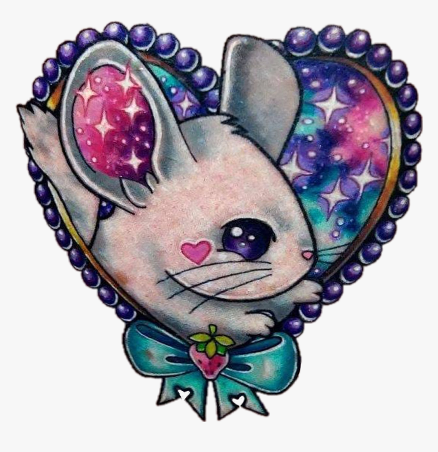 Transparent Chinchilla Clipart - Galaxy Tattoo Pet, HD Png Download