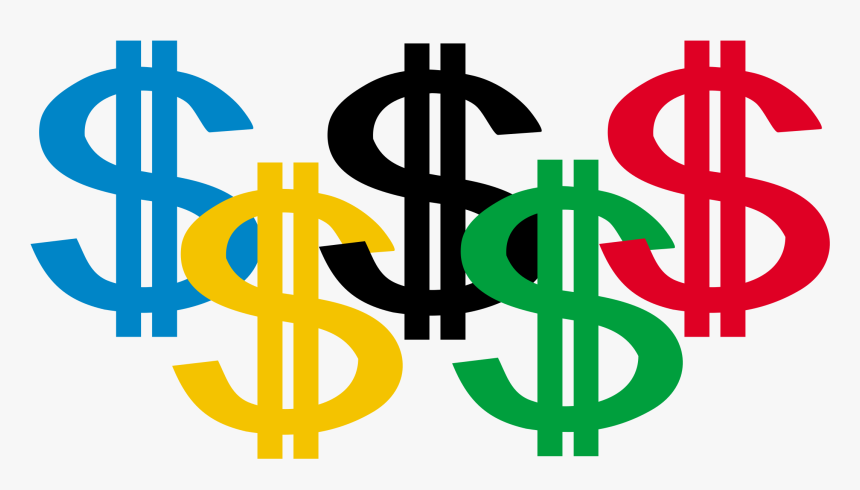 Olympics For Capitalists Clip Arts - Money And The Olympics, HD Png Download